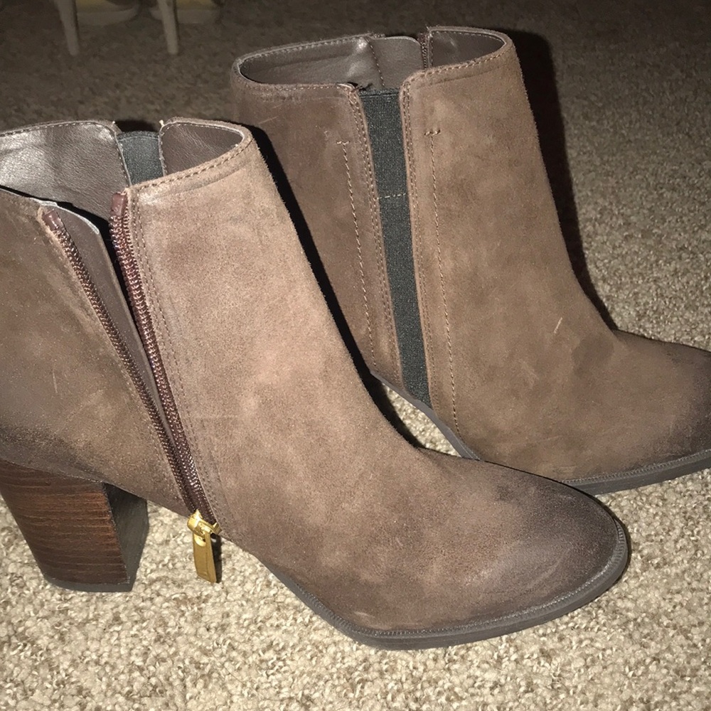 Franco Sarto brown booties
